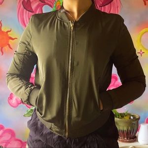 Ivy & Main Green Bomber Jacket
